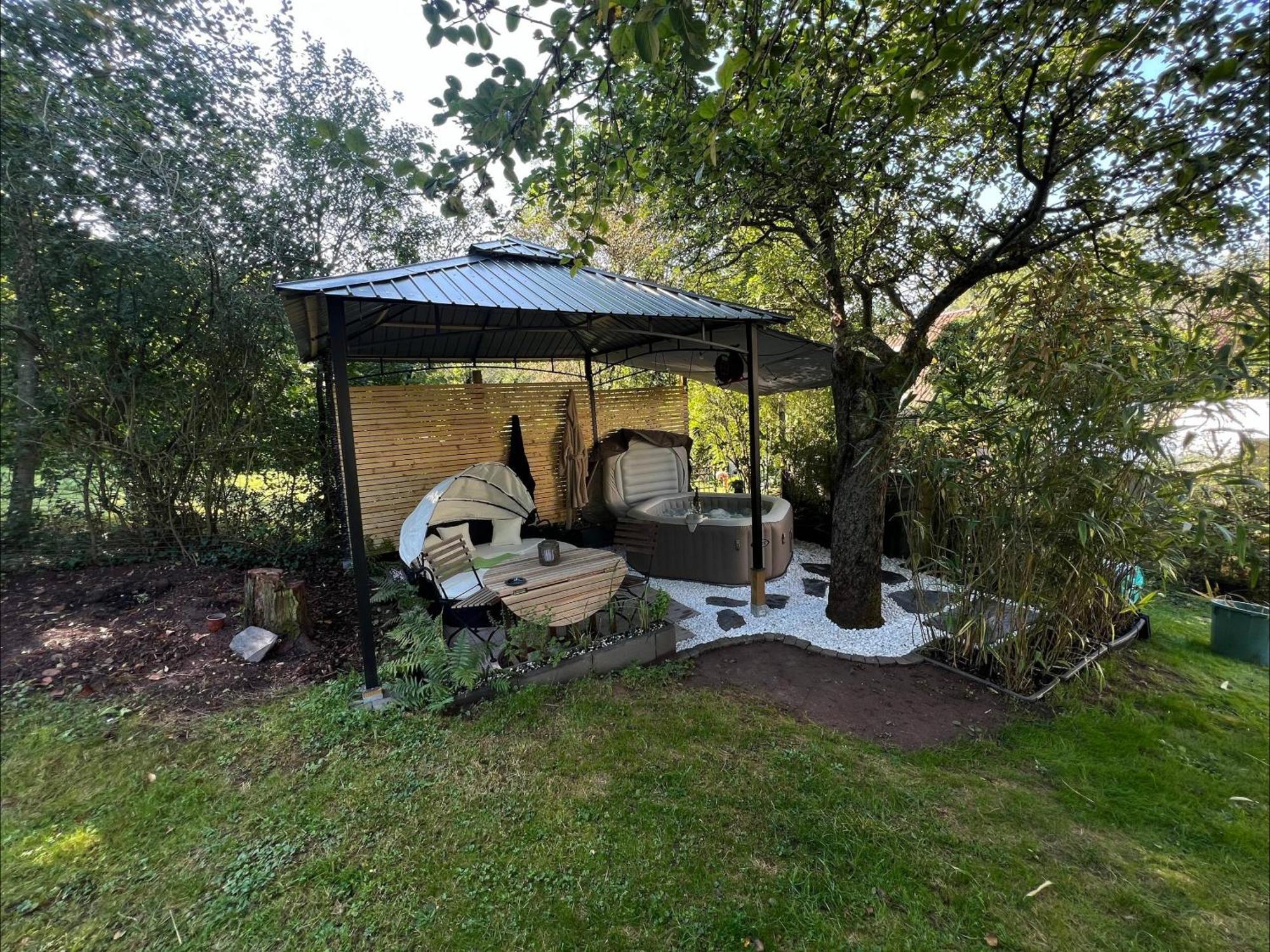 Gemuetliche Rustikale Wohnung Mit Kamin Und Optionalem Whirlpool 바트소베른하임 외부 사진