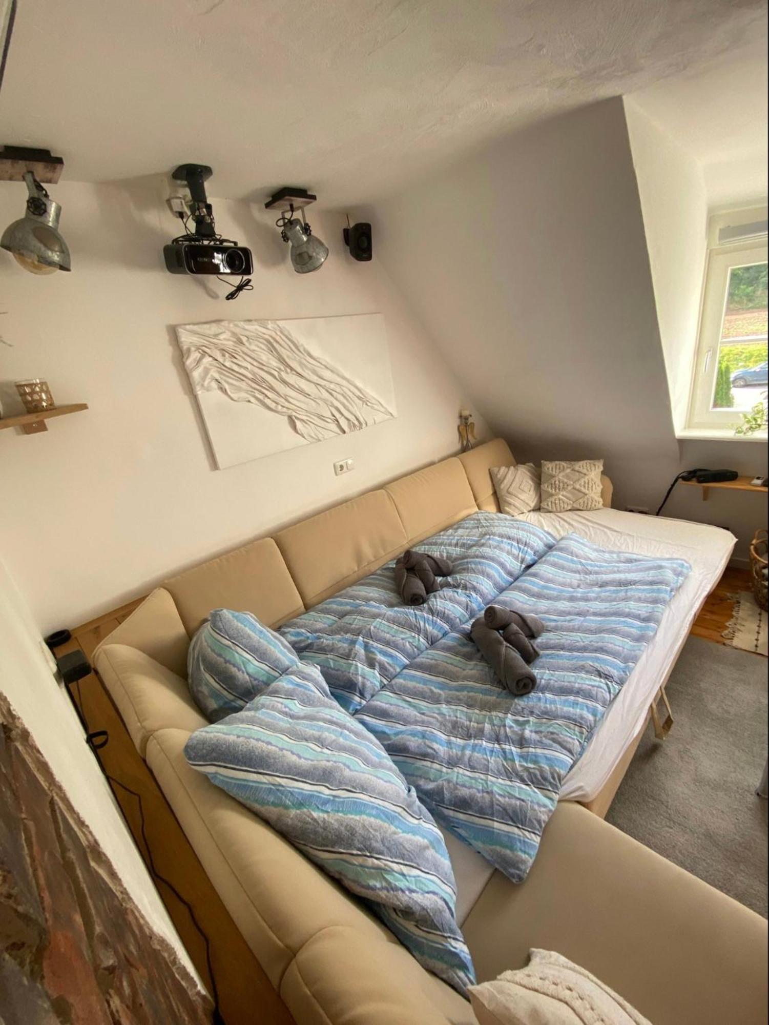 Gemuetliche Rustikale Wohnung Mit Kamin Und Optionalem Whirlpool 바트소베른하임 외부 사진