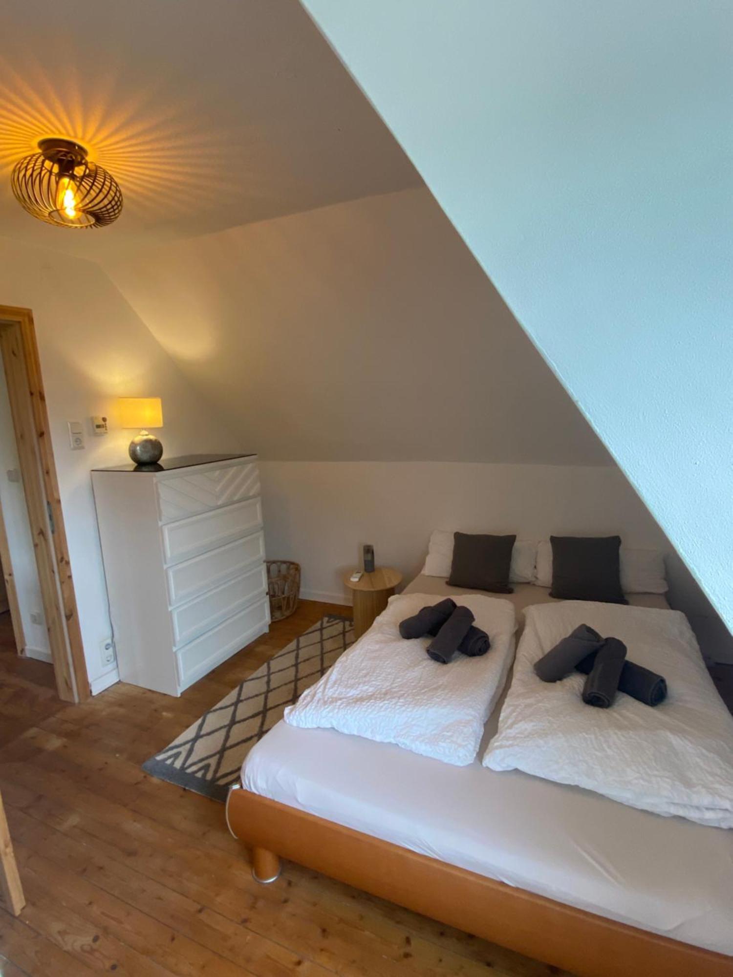 Gemuetliche Rustikale Wohnung Mit Kamin Und Optionalem Whirlpool 바트소베른하임 외부 사진
