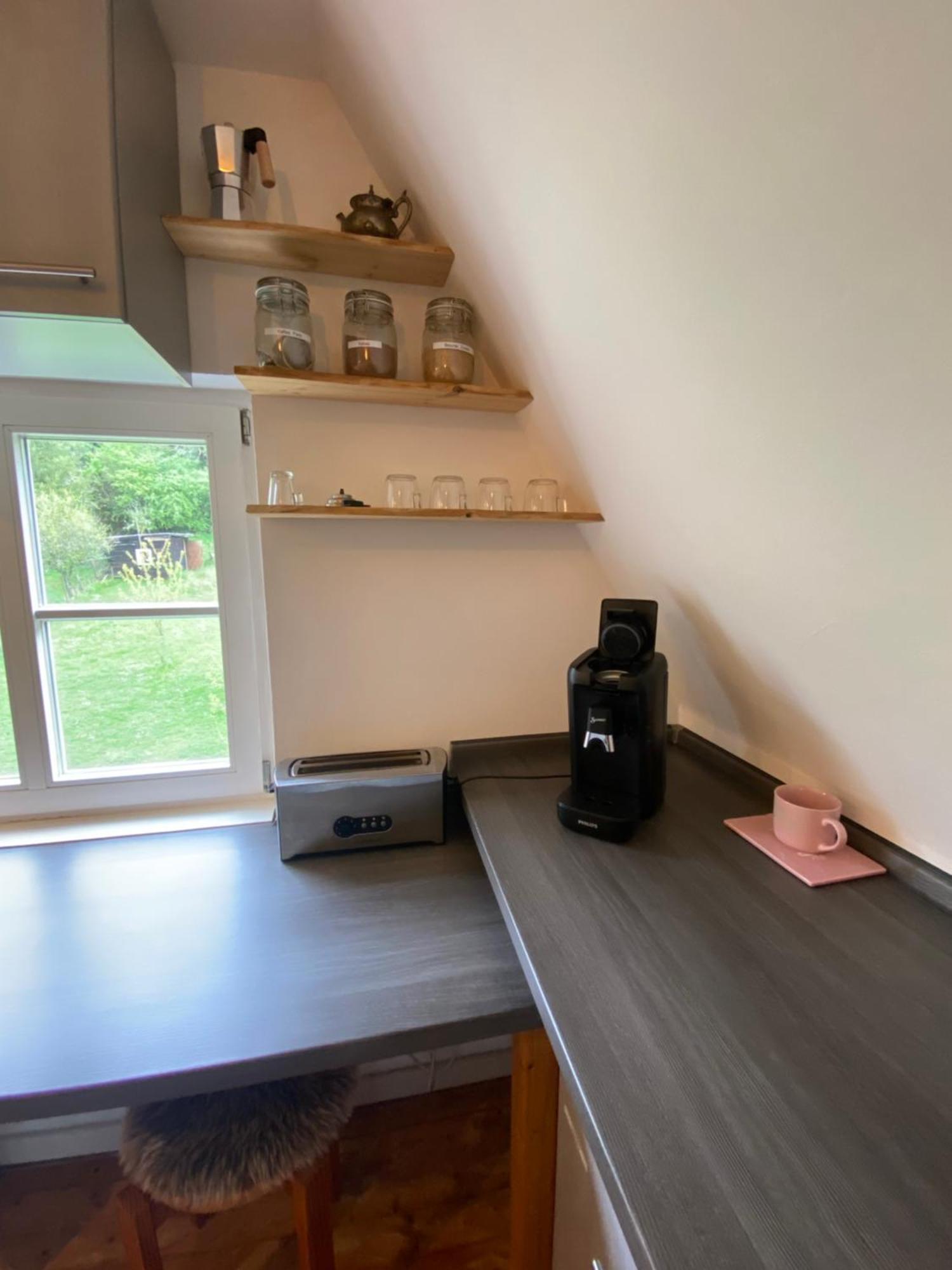 Gemuetliche Rustikale Wohnung Mit Kamin Und Optionalem Whirlpool 바트소베른하임 외부 사진